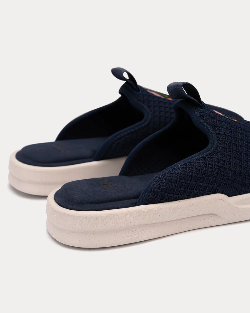 Lusso Cloud x Jolie Pelli Navy Slip Ons - 3