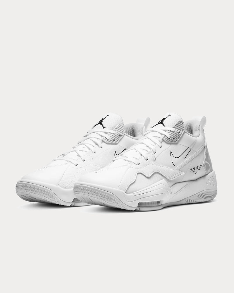 Jordan Zoom '92 White Low Top Sneakers - 2