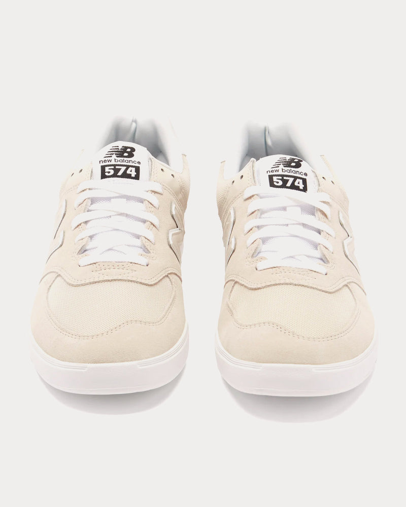 New Balance x Junya Watanabe AM574 Suede Neutral Low Top Sneakers - 2