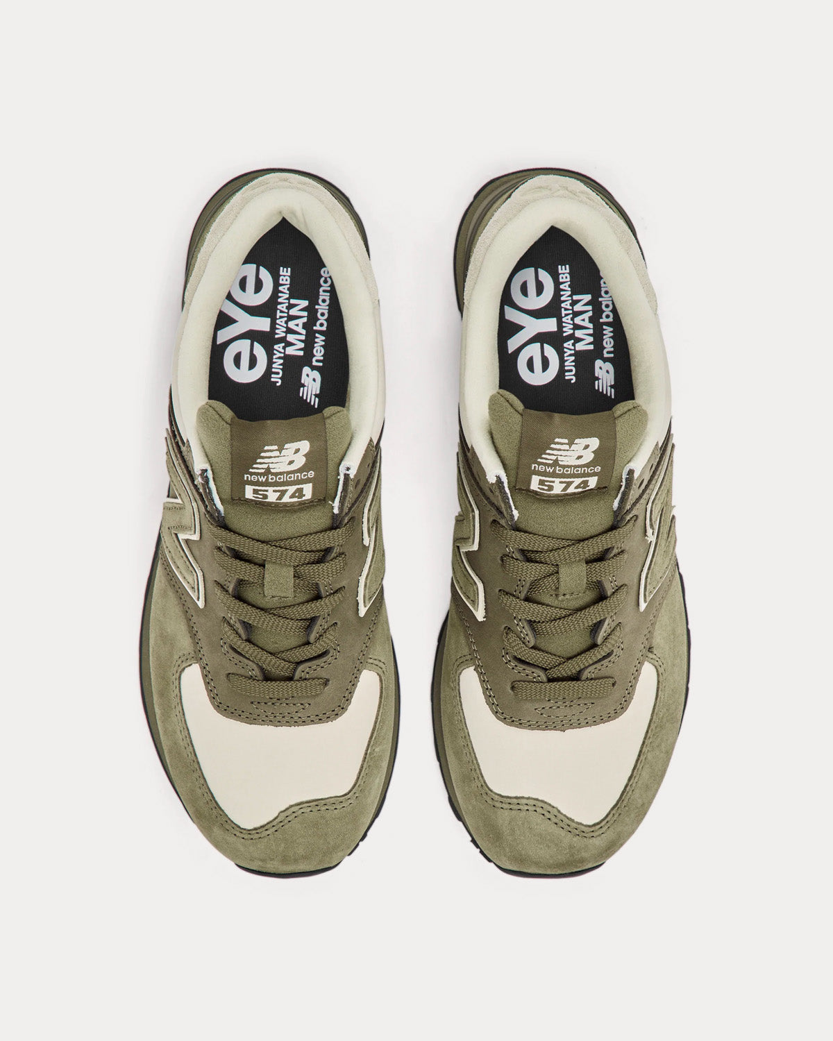 New balance ml574 khaki sneakers best sale