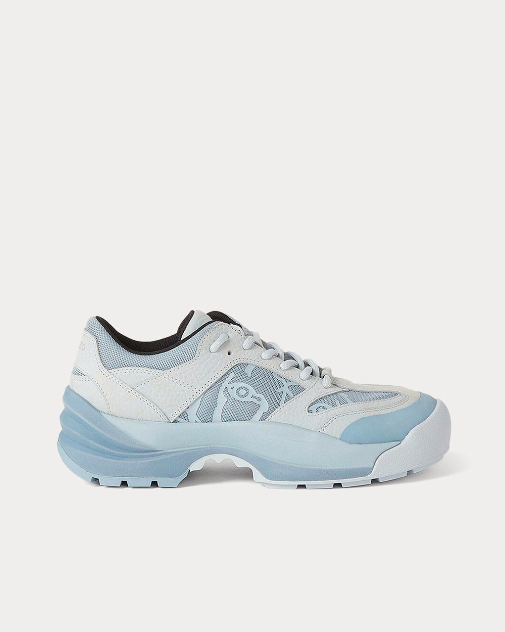 Kenzo Work Pale Grey Low Top Sneakers - 1