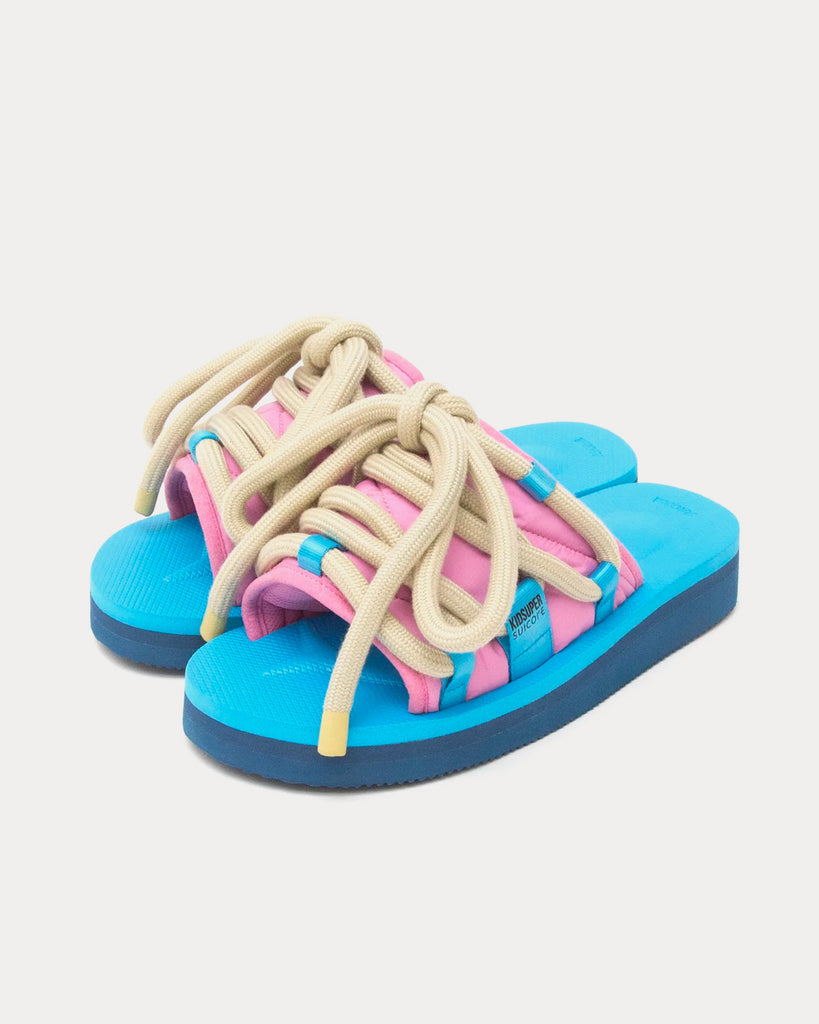 Pink and blue online sandals