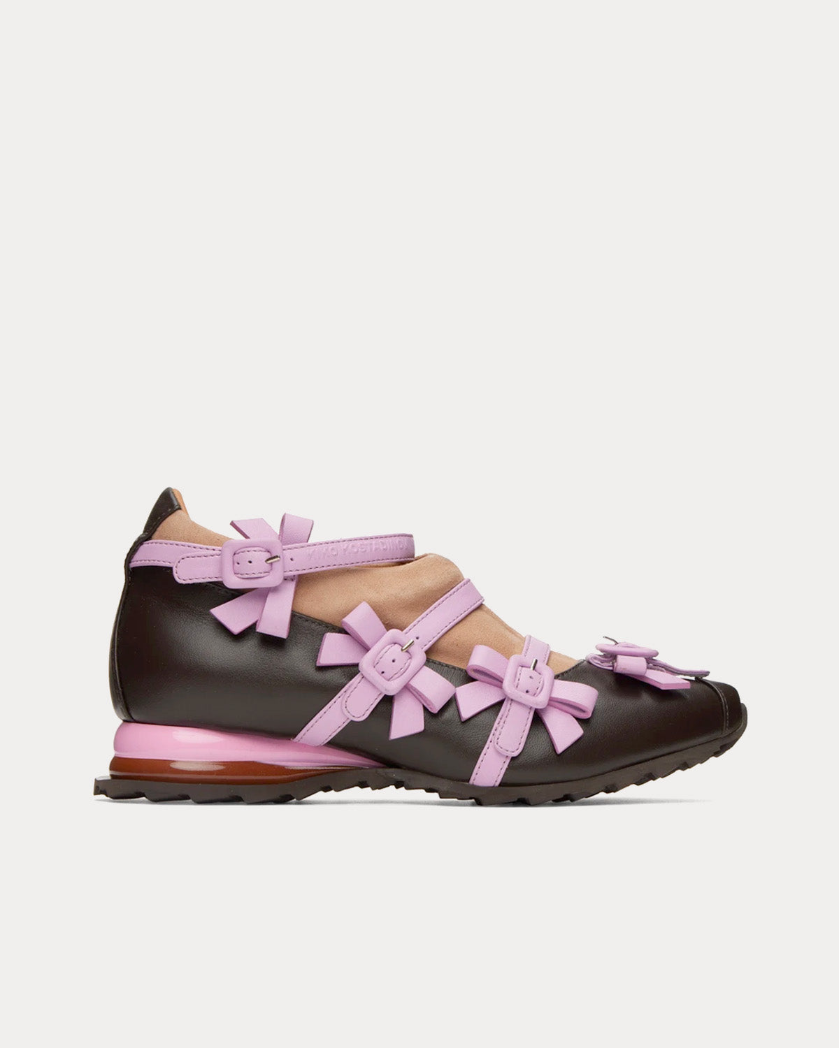 Kiko Kostadinov Hybrid Himalayan Pink / Coffee Low Top Sneakers - 1