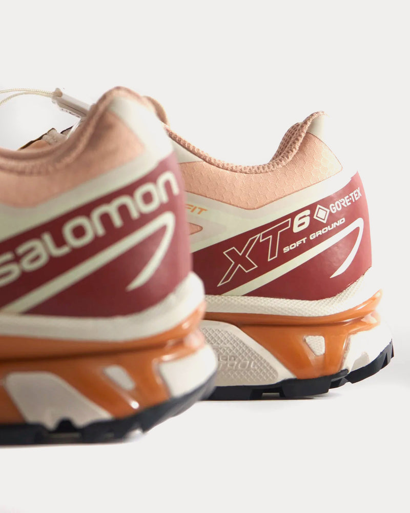 Salomon x Kith Xt-6 Gore-Tex Hazelnut / Burnt Henna / Vanilla Ice Low Top Sneakers - 3