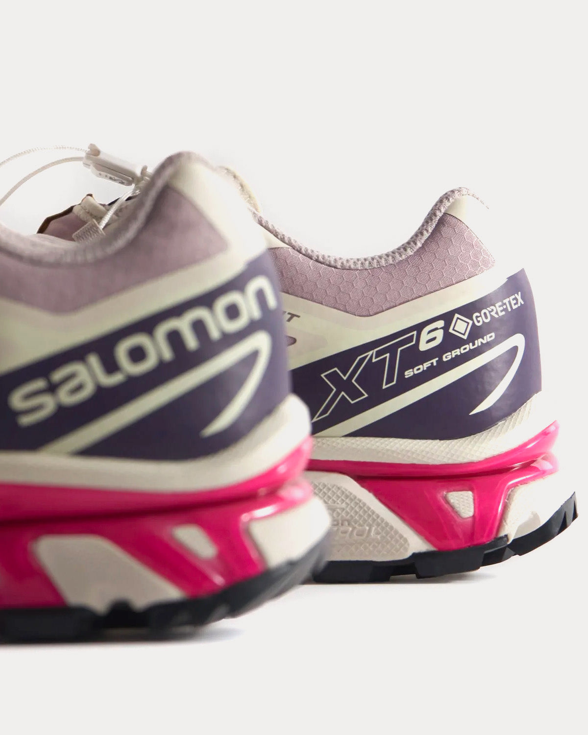 Salomon x Kith Xt-6 Gore-Tex Quail / Moonscape / Vanilla Ice Low Top Sneakers - 3