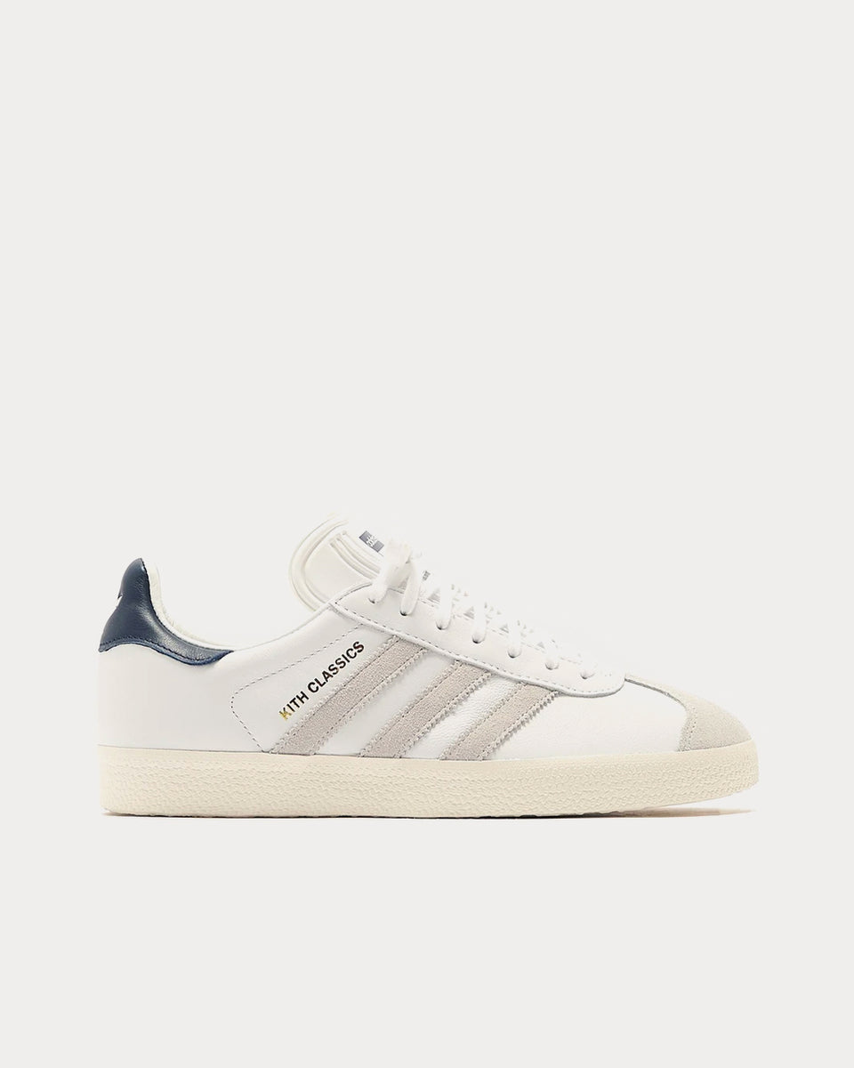 Adidas x Kith Classics Program Gazelle White / Collegiate Blue / Gold ...