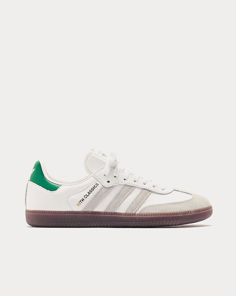 Adidas x Kith Classics Program Samba OG White / Fairway / Gold Low Top Sneakers - 1