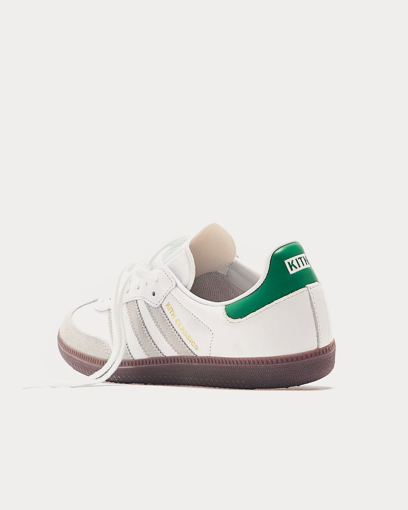 Adidas x Kith Classics Program Samba OG White / Fairway / Gold Low Top Sneakers - 4