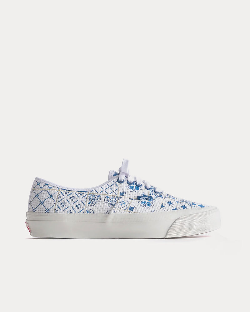 Vans x Kith Azulejo Tile OG Authentic LX White Low Top Sneakers - 1