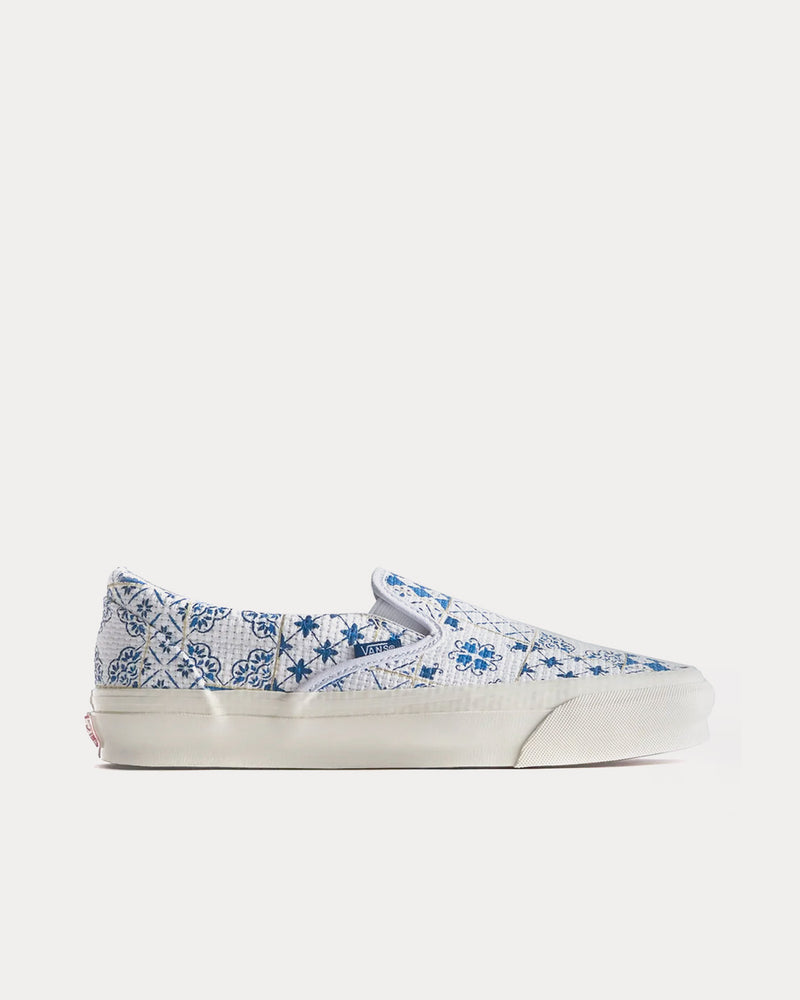 Vans x Kith Azulejo Tile OG White Slip On Sneakers - 1