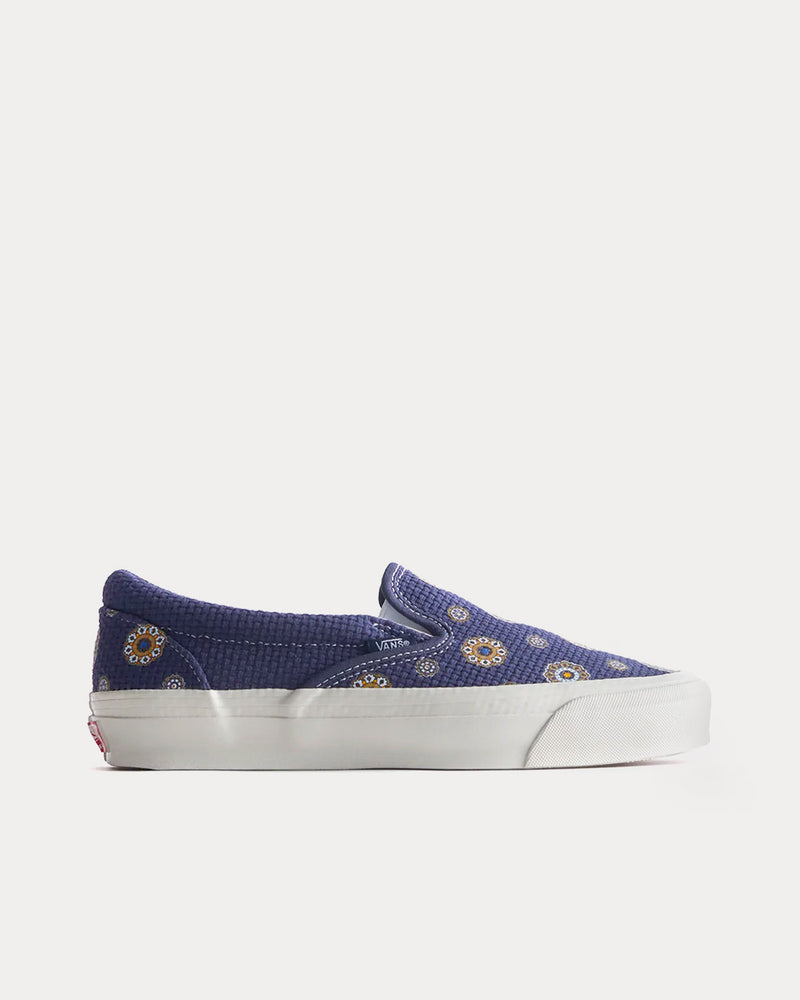 Vans x Kith Medallion OG Navy Blazer Slip On Sneakers - 1