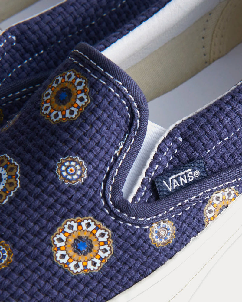 Vans x Kith Medallion OG Navy Blazer Slip On Sneakers - 2