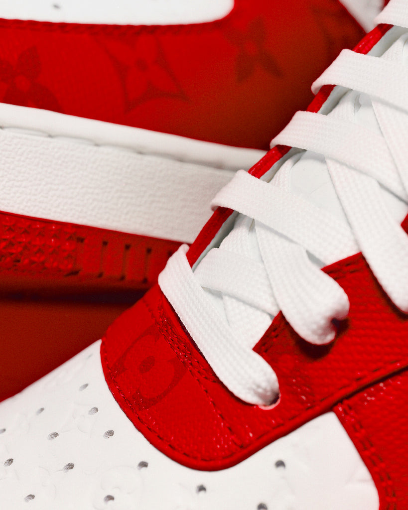 Louis Vuitton Nike Air Force 1 Low By Virgil Abloh «White Red» – Rocket  Sneakers Store