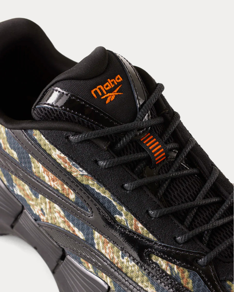 Reebok x Maharishi Kinetica 2.5 'Tiger Zig' Tigerstripe Low Top Sneakers - 5