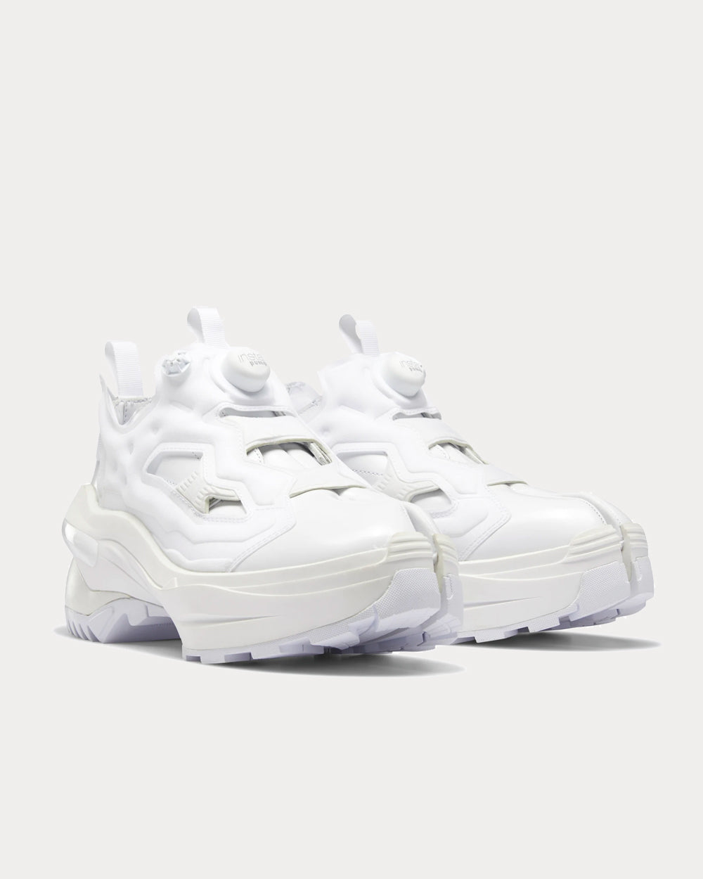 Reebok X Maison Margiela Tabi Instapump Fury White / Porcelain / White Low Top Sneakers - 2