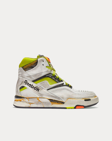 Reebok X Maison Margiela TZ Pump Deadstock White / Yellow High Top Sneakers