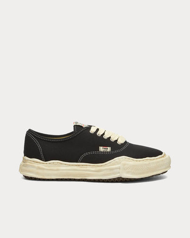 Mihara Yasuhiro Baker Original Canvas Black Low Top Sneakers