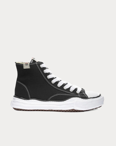 Mihara Yasuhiro Hank Original Sole Canvas Black High Top Sneakers