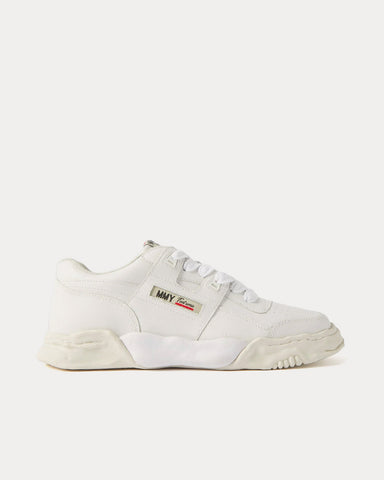 Mihara Yasuhiro Parker Leather White Low Top Sneakers