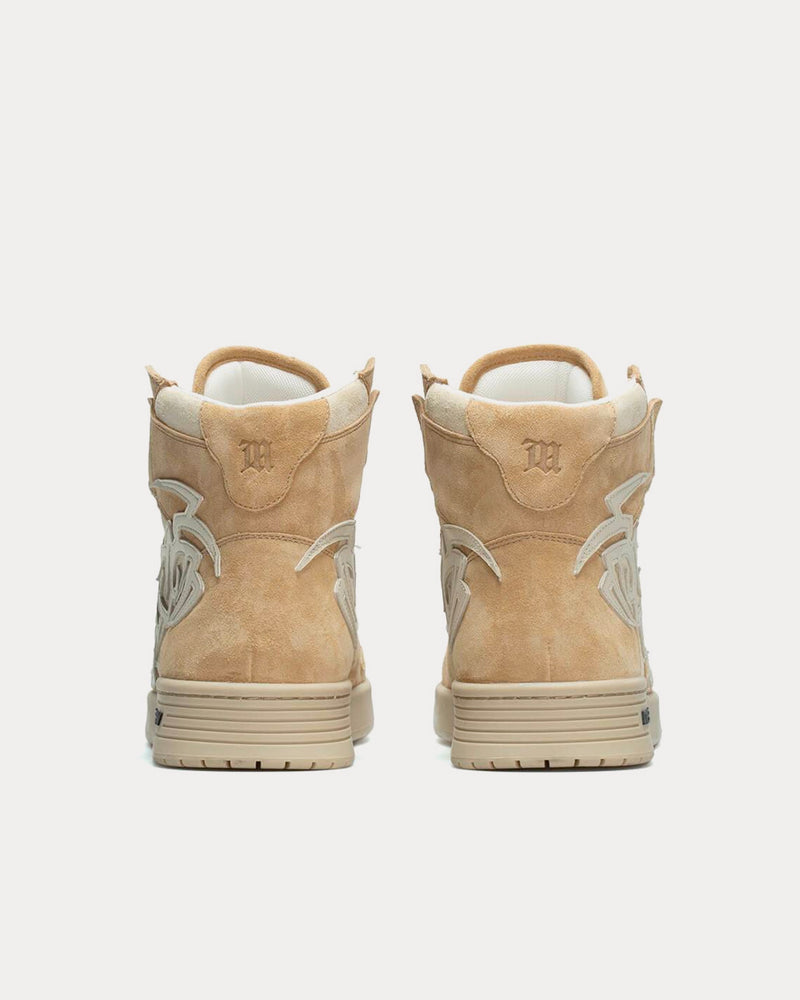 MISBHV Court Beige High Top Sneakers - 3