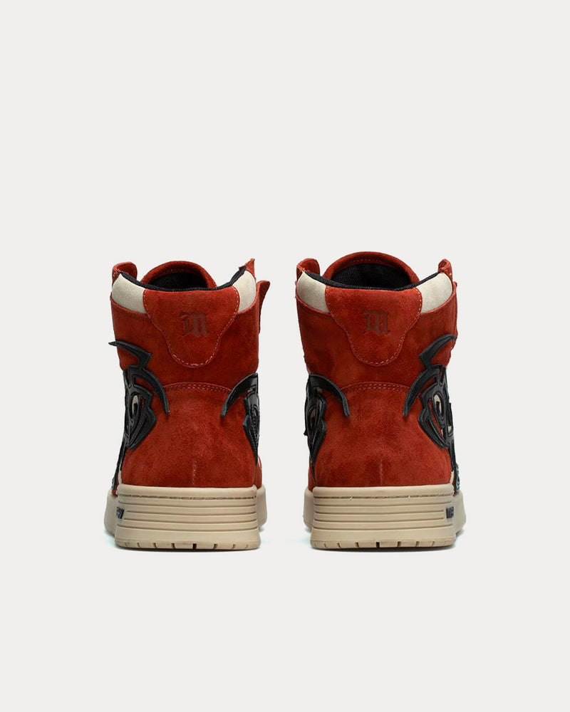 MISBHV Court Red High Top Sneakers - 3