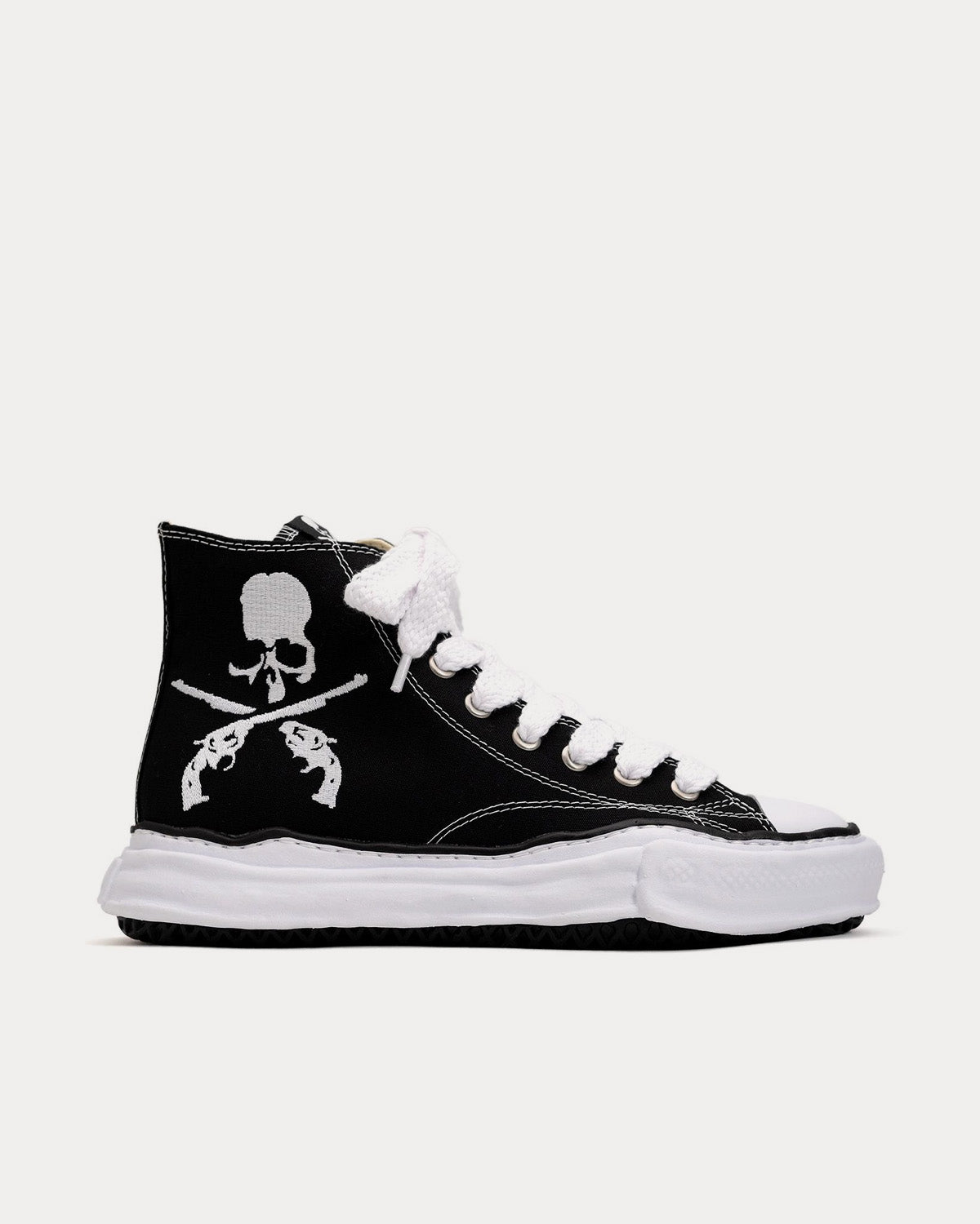 x Roar MMY Peterson Canvas Black / White High Top Sneakers