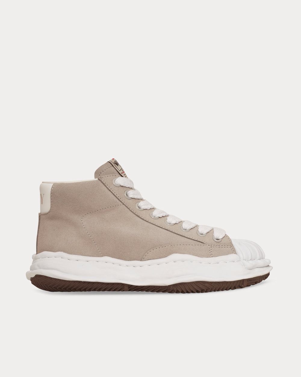 Mihara Yasuhiro Blakey Grey High Top Sneakers - 1