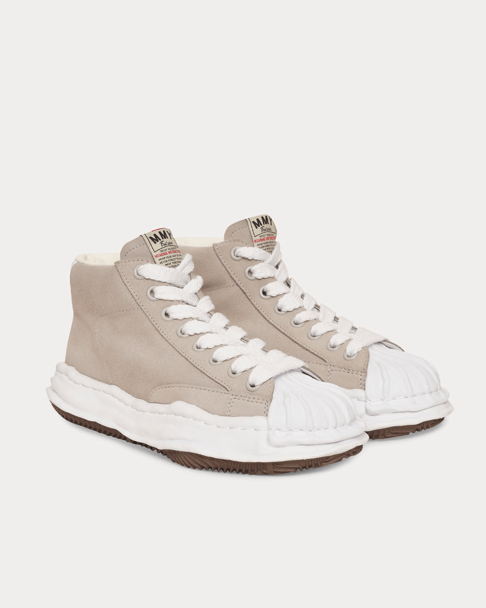 Mihara Yasuhiro Blakey Grey High Top Sneakers - 2