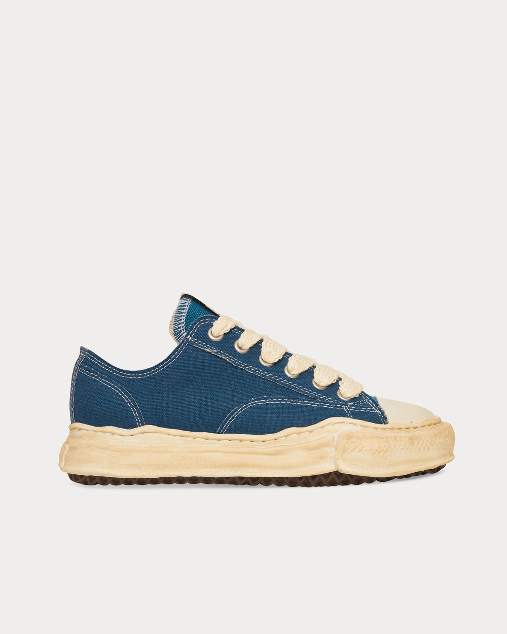 Mihara Yasuhiro Peterson Denim Blue Low Top Sneakers - 1