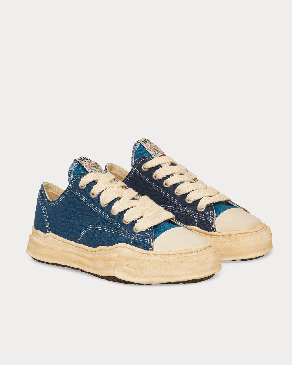 Mihara Yasuhiro Peterson Denim Blue Low Top Sneakers - 2