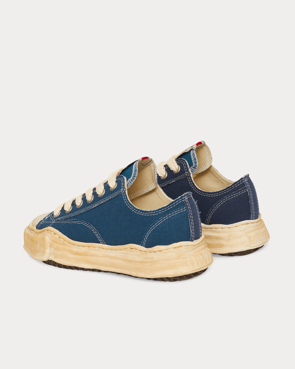 Mihara Yasuhiro Peterson Denim Blue Low Top Sneakers - 3