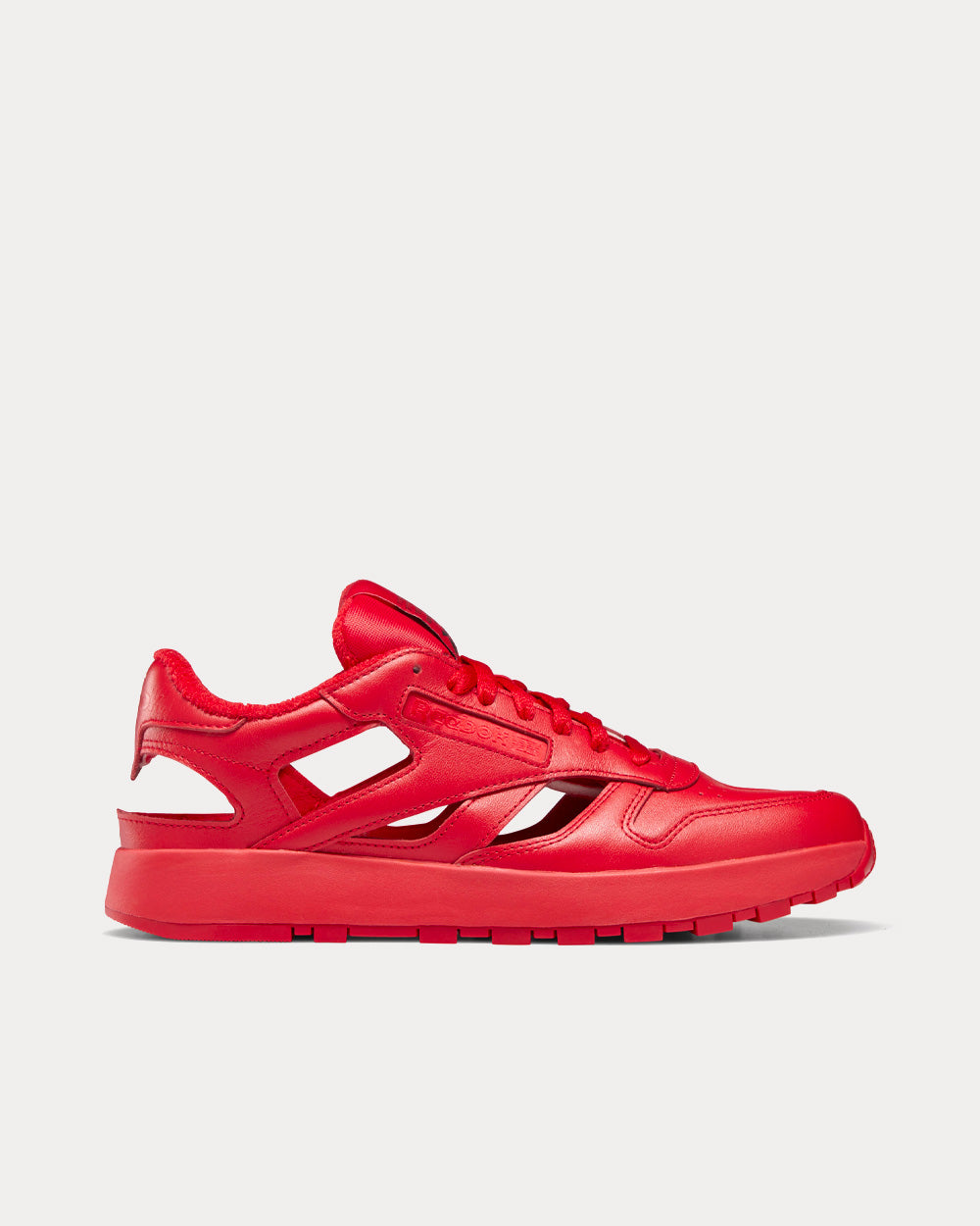 Reebok X Maison Margiela DQ Classic Leather Vector Red / Black / Cloud White Low Top Sneaker - 1