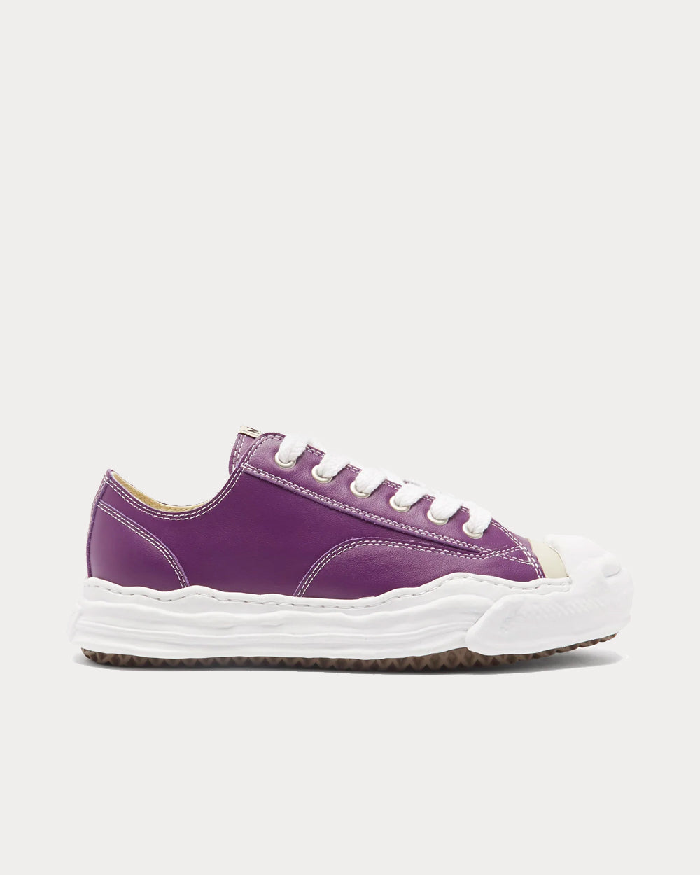 Mihara Yasuhiro Hank Original Sole Purple Low Top Sneakers - 1