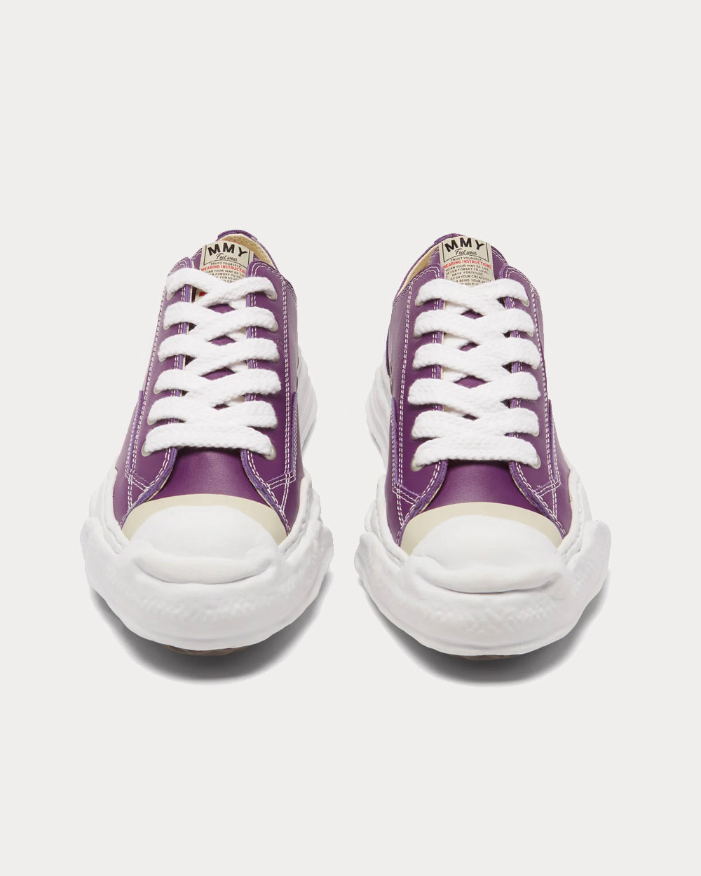 Mihara Yasuhiro Hank Original Sole Purple Low Top Sneakers - 2