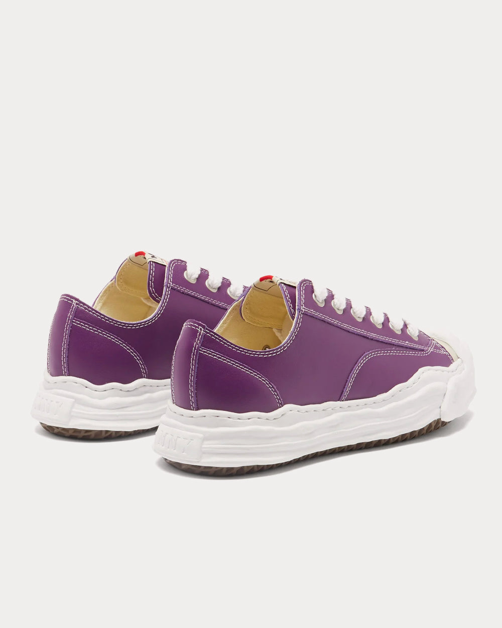 Mihara Yasuhiro Hank Original Sole Purple Low Top Sneakers - 3