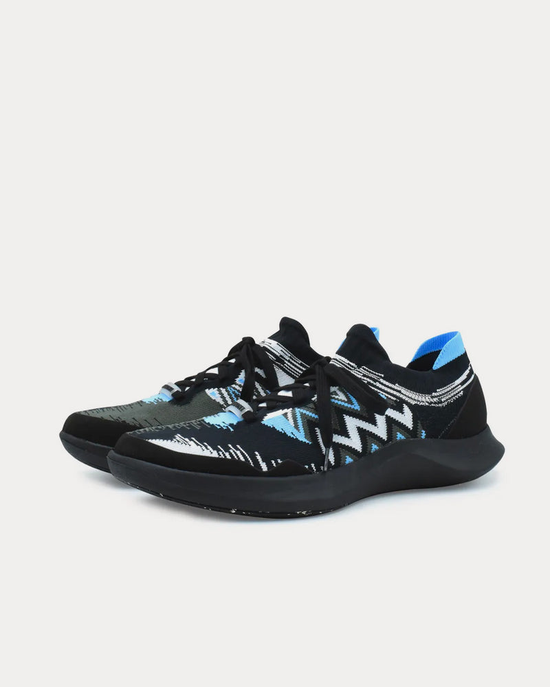 Missoni x ACBC Fly Blue / Black Low Top Sneakers - 2