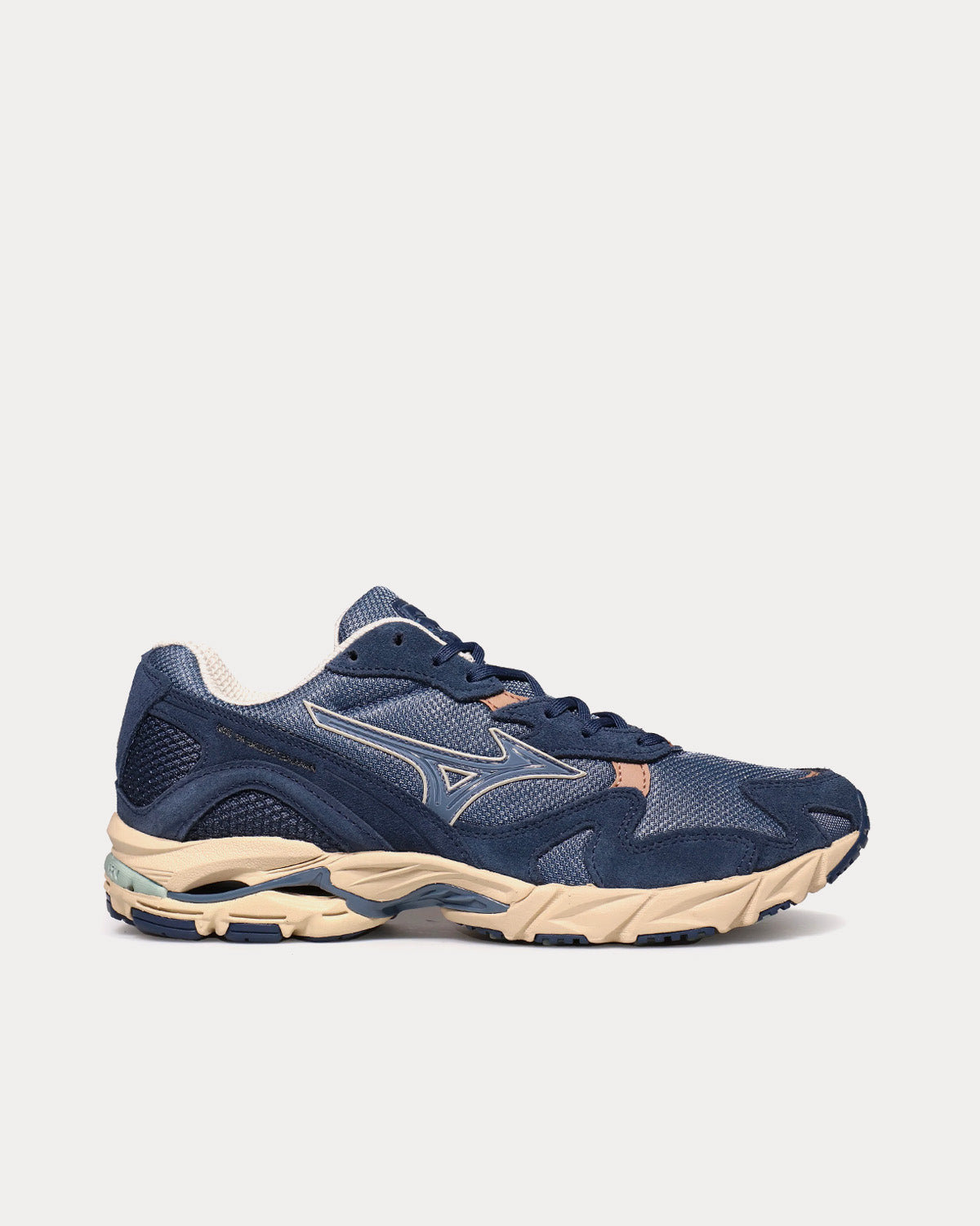 Mizuno Wave Rider 10 'Fisherman' Navy Low Top Snekaers - 1