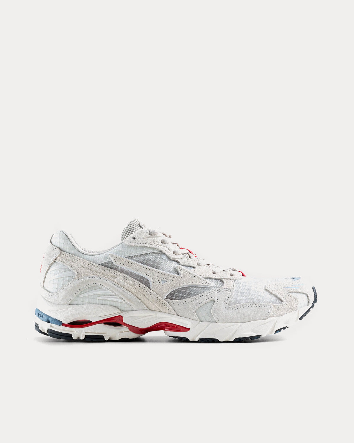 Mizuno x Highsnobiety Wave Rider 10 White / Red Running Shoes - 1