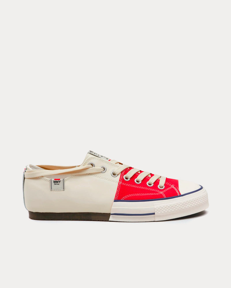 Mihara Yasuhiro X Nigel Cabourn New Bowling Shoes Red / White Low Top Sneakers - 1