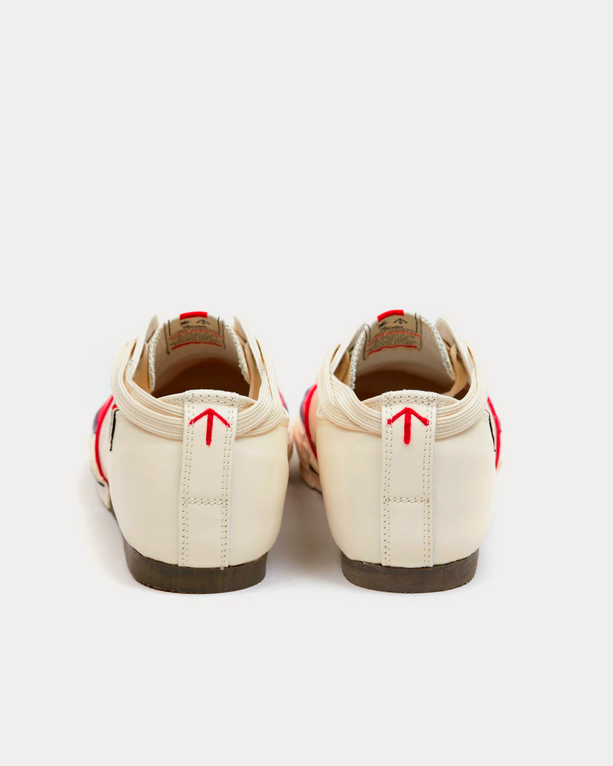 Mihara Yasuhiro X Nigel Cabourn New Bowling Shoes Red / White Low Top Sneakers - 4