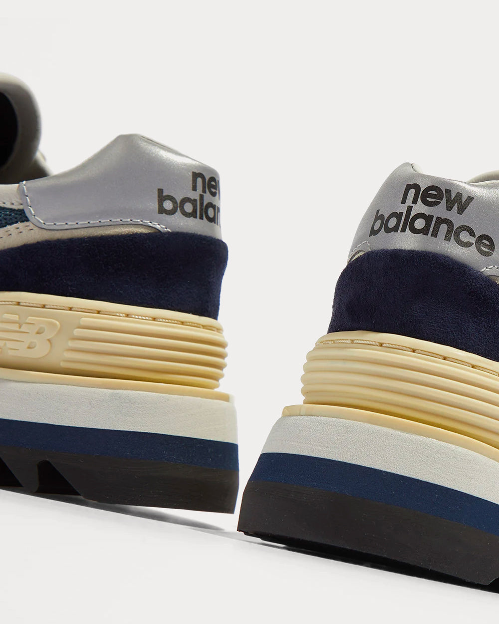 New Balance Tokyo Design Studio 574 Navy Low Top Sneakers - 4