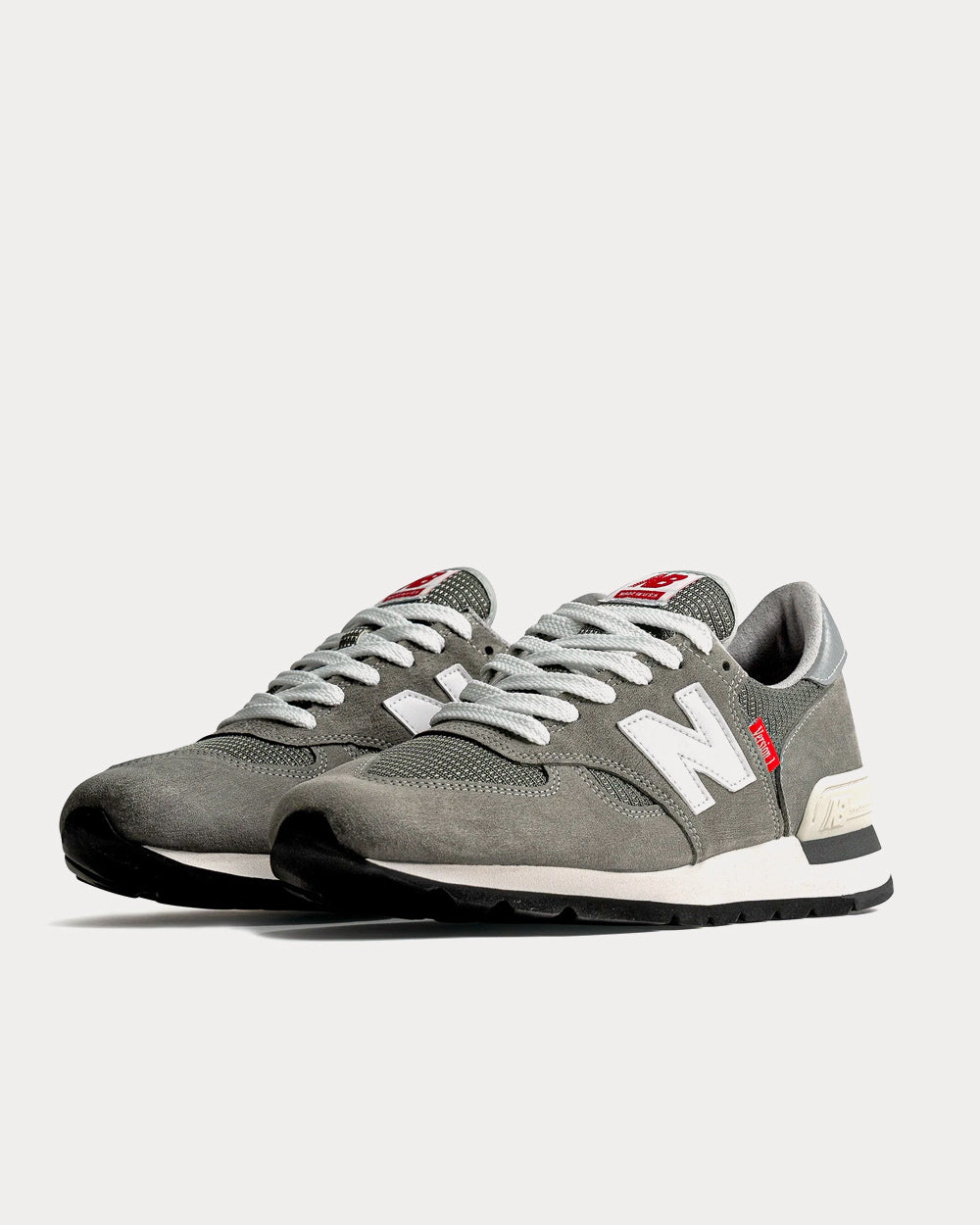 New Balance 990 V1 Grey Low Top Sneakers - 2