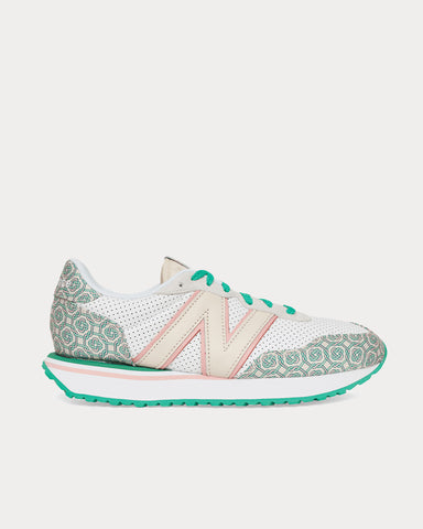 New Balance X Casablanca 237 White with Green Low Top Sneakers