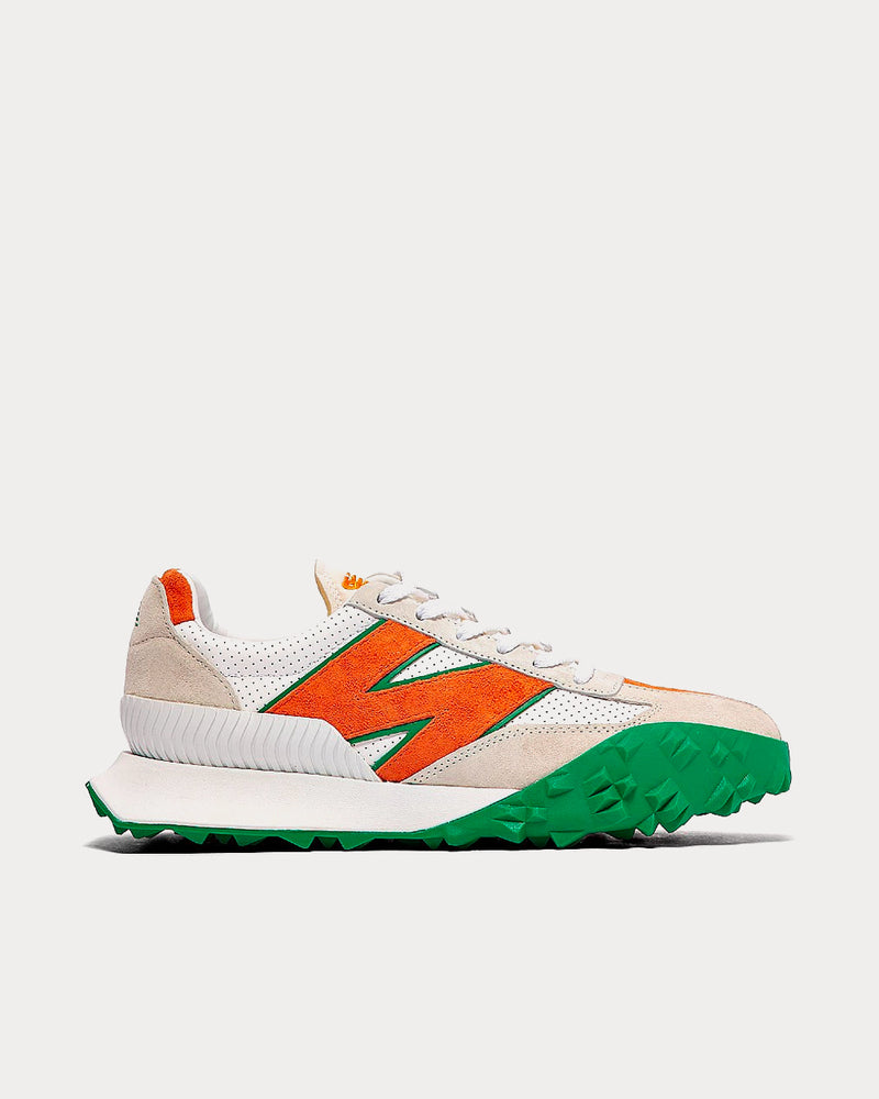 New Balance X Casablanca XC-72 Persimmon Orange / Jolly Green Low Top Sneakers - 1