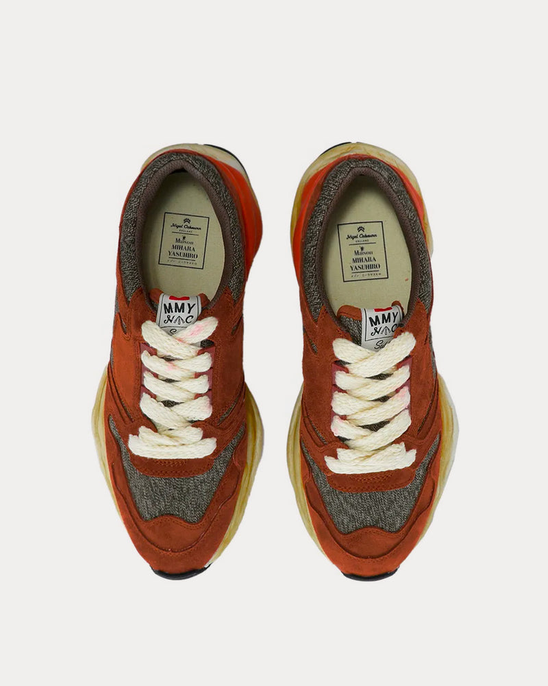 Mihara Yasuhiro X Nigel Cabourn Military Rough Tan Low Top Sneakers - 2