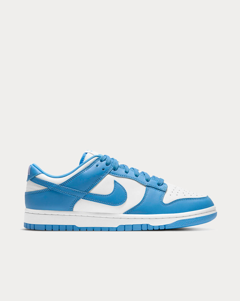 Nike Dunk Low Retro White / University Blue Low Top Sneakers - 1