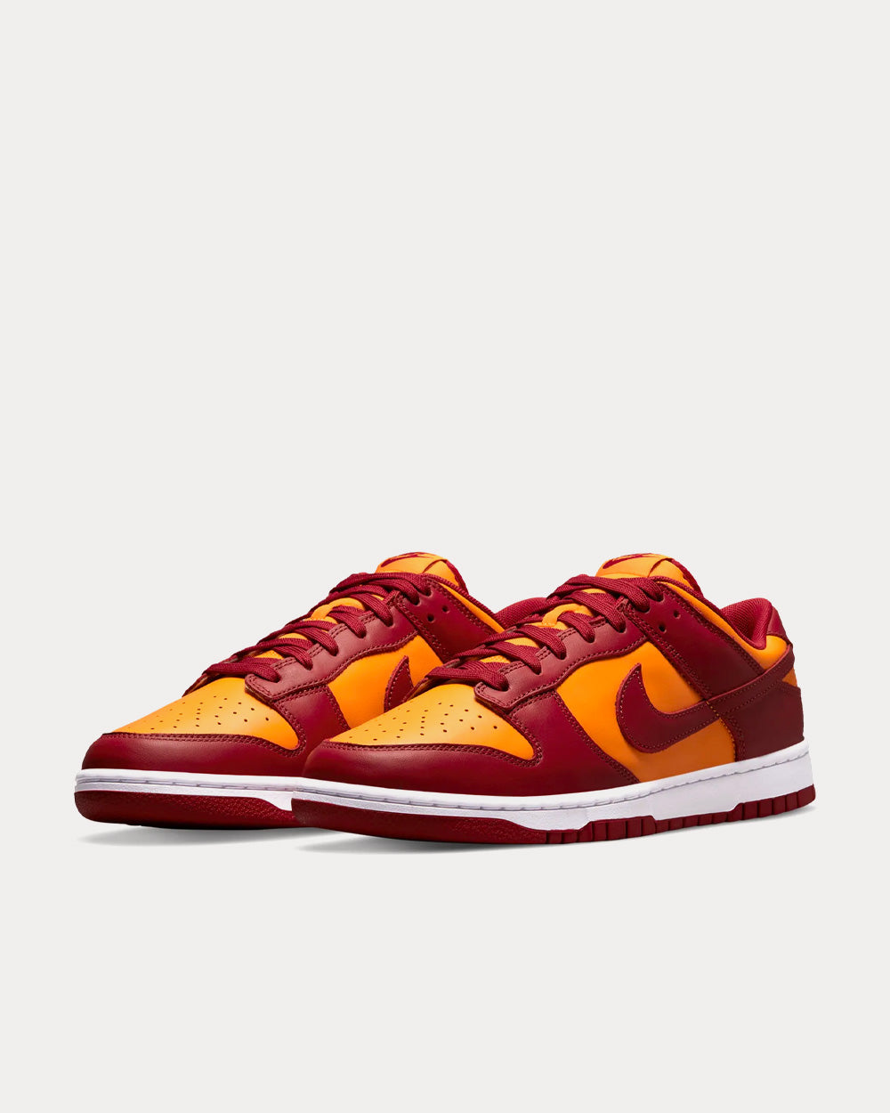 Nike Dunk Low Retro Midas Gold / Tough Red Low Top Sneakers - 3