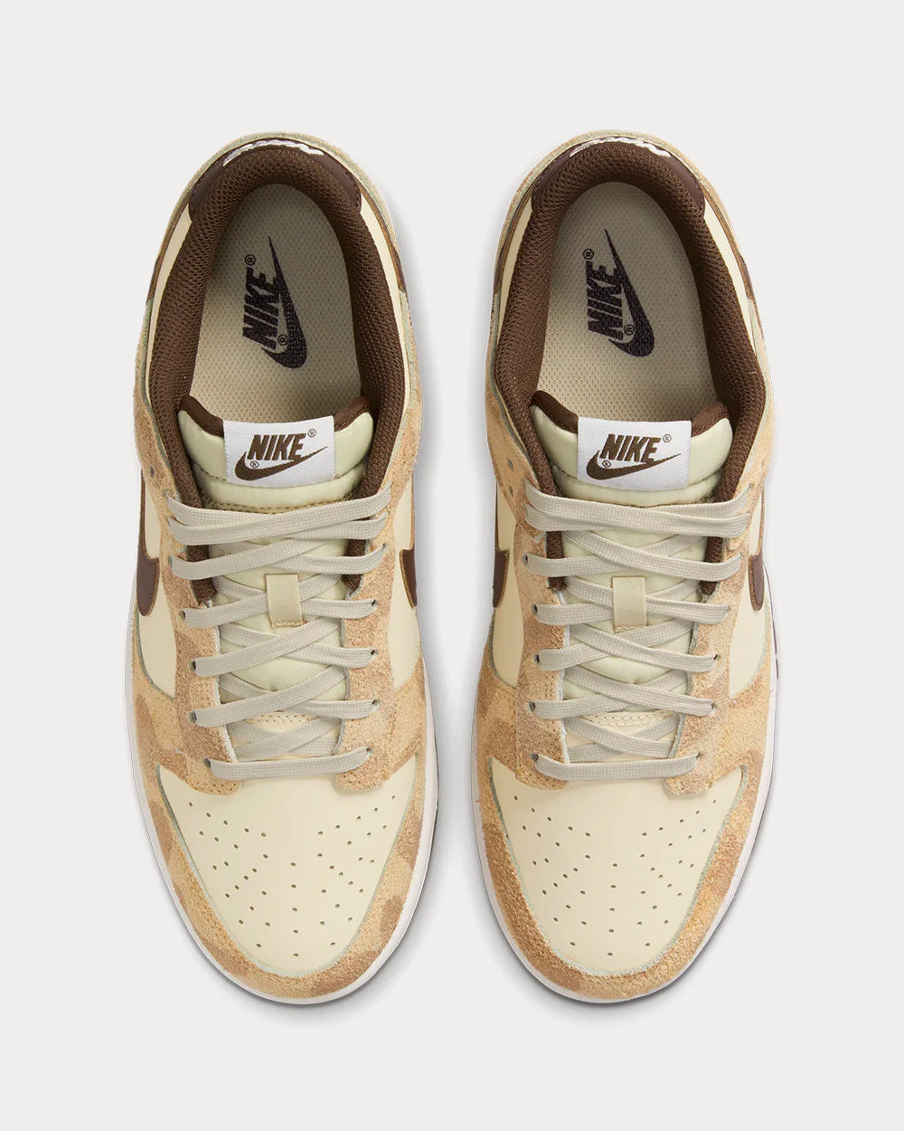 Nike Dunk Low Retro Premium Beach / Brown / Canvas / Sail Low Top Sneakers  - Sneak in Peace