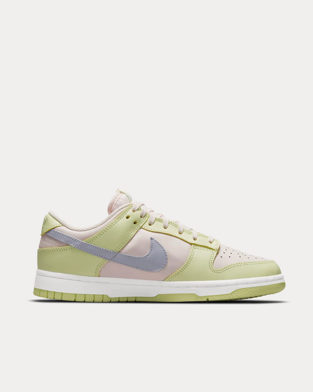 Nike Dunk Low Pink / Lime / Ice White Low Top Sneakers - 1