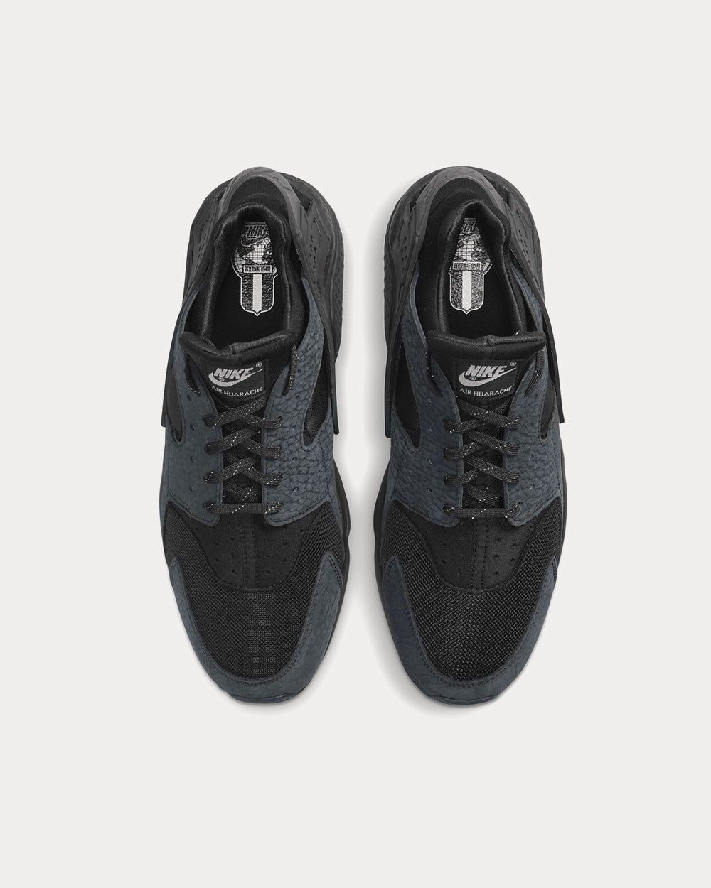 Nike Air Huarache OG Black / White Low Top Sneakers - 3